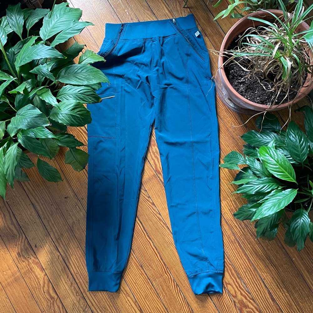 Teal Cherokee tall jogger scrubs